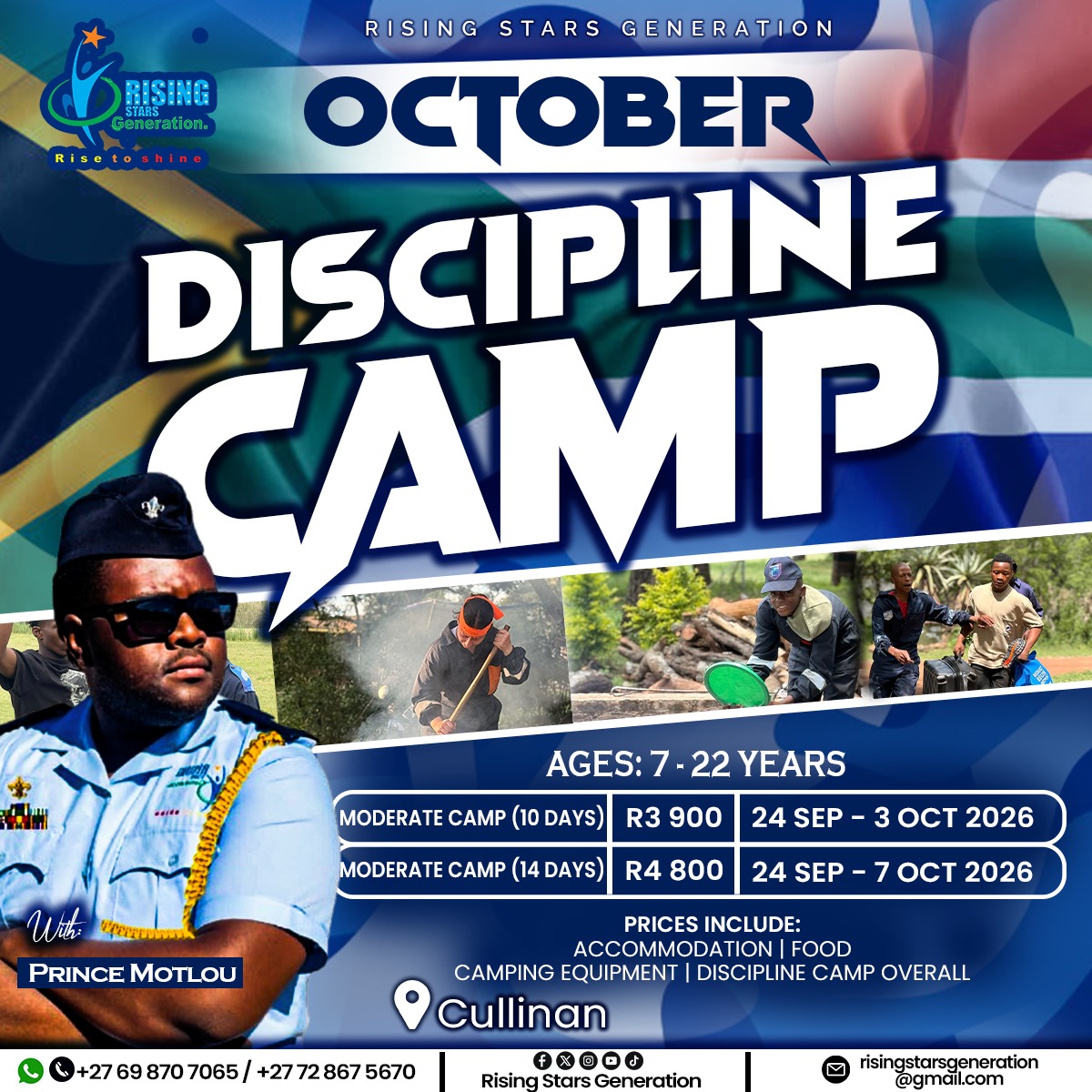 October Discipline Camp bookings now open